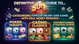 Game Bài Online Đổi Thưởng Sunwin - TOP 1 Sảnh Cược Uy Tín Phân loại các hình thức Game bài online đổi thưởng phổ biến